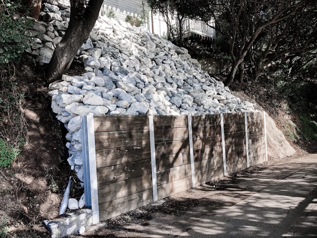 Jamba Drilling - Tiburon, CA. Foundation Drilling, retaining walls, CIDH, shoring, slide repairs, concrete pumping.